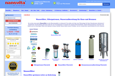 nanovita.de - Wasserspender Anbieter Schloß Holte-Stukenbrock