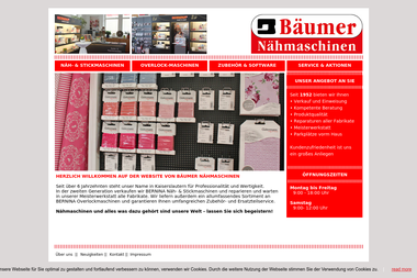 baeumer-naehmaschinen.de - Anlage Kaiserslautern