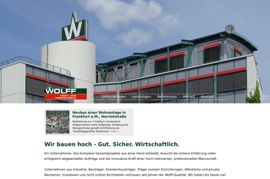 wolff-hochbau.de - Hausbaufirmen Saarbrücken