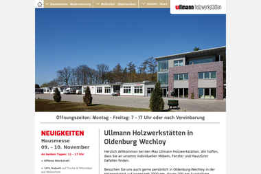ullmann-holz.de - Fenstermonteur Oldenburg-Wechloy
