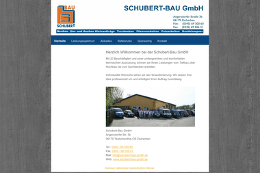 schubert-bau-gmbh.de - Bausanierung Teutschenthal-Zscherben