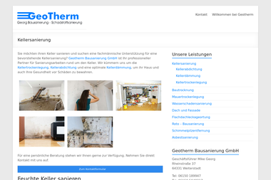 geotherm-bausanierung.de/leistungen/kellersanierung - Bausanierung Weiterstadt