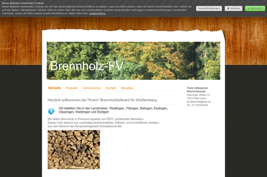 brennholz-fv.de - Brennholzhandel Bad Urach