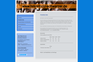 brennholz-schwarzer.de/preisliste-holz - Brennholzhandel Rabenau