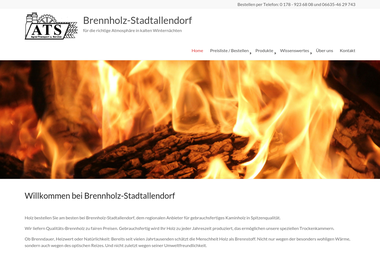 brennholz-stadtallendorf.de - Brennholzhandel 
