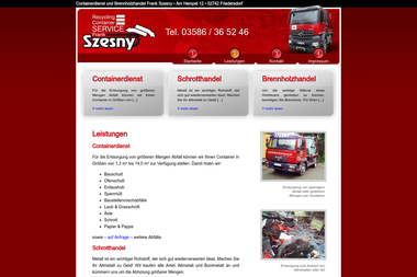 Frank Szesny - Brennholzhandel Dürrhennersdorf