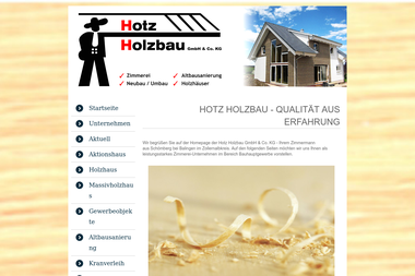 hotz-holzbau.de - Blockhaus Schömberg