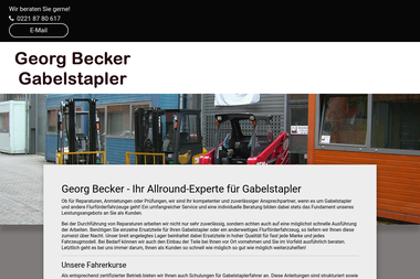 becker-gabelstapler.de - Gabelstapler Köln