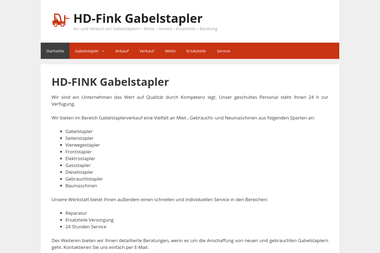 hd-fink.de - Gabelstapler Unna