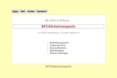 bit-trans.de - Internationale Spedition Bitburg