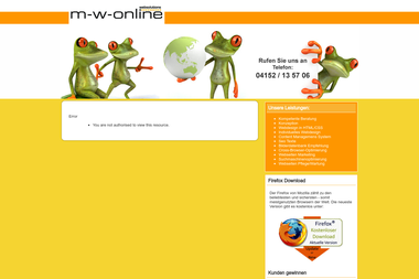 m-w-online.de - Online Marketing Manager Geesthacht