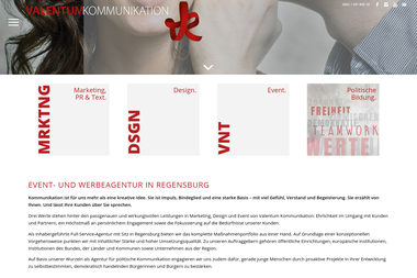 valentum-kommunikation.de - PR Agentur Regensburg