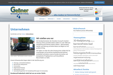 gessner-haustechnik.de/unternehmen - Wasserinstallateur Dresden