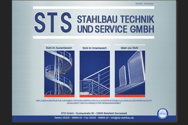 sts2006.de - Stahlbau Bielefeld