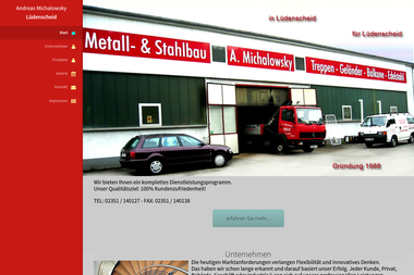 metallbau-michalowsky.de - Stahlbau Lüdenscheid
