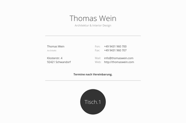 thomaswein.com - Architektur Schwandorf