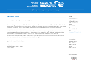 baustoffe-hamacher.de - Baustoffe Düren