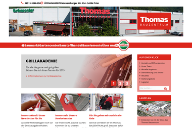 thomas-bauzentrum.de - Baustoffe Trier