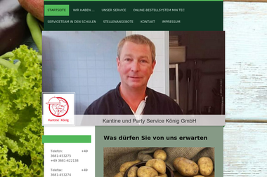 kantine-koenig.de - Catering Services Suhl