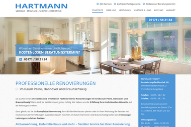 hartmann-renovierungsfachbetrieb.de - Fenster Peine