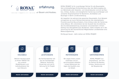 royalprojekt.de/home.aspx - Fertighausanbieter Potsdam