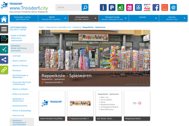 troisdorf.city/Unternehmen-Geschaefte-mehr/Rappelkiste-Spielwaren - Geschenkartikel Großhandel Troisdorf
