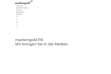 markengold.de - PR Agentur Berlin