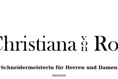 christiana-von-roit.com - Schneiderei Bamberg