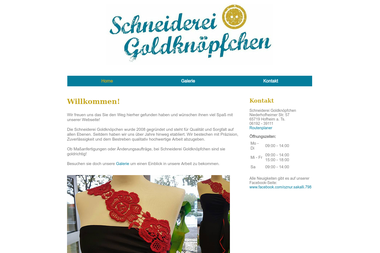 schneiderei-goldknoepfchen.de - Schneiderei Hofheim Am Taunus