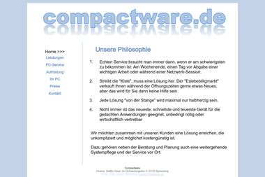 compactware.de - Web Designer Spremberg