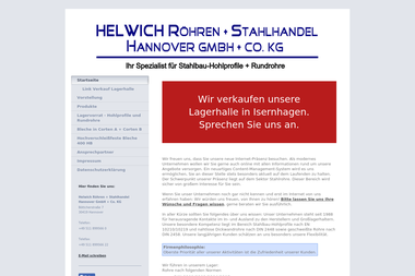 helwich-hannover.de - Baustahl Hannover
