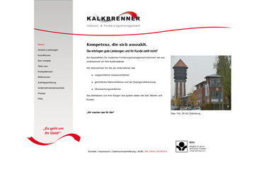kalkbrenner-inkasso.de - Inkassounternehmen Oldenburg