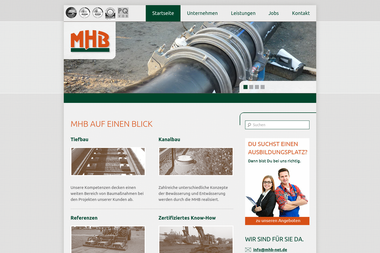 mhb-net.de - Tiefbauunternehmen Magdeburg
