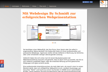 webdesign-by-schmidt.de - Web Designer Detmold