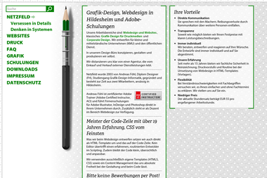 netzfeld.de - Web Designer Hildesheim