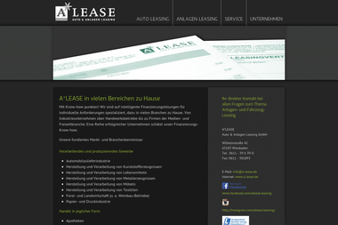 a-lease.de - Leasingfirmen Hamburg