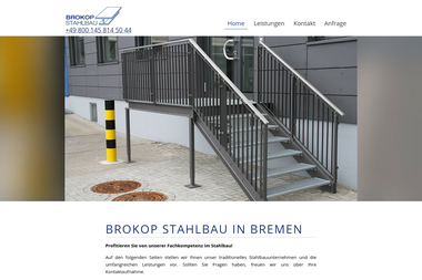 brokop-stahlbau.de - Stahlbau Bremen