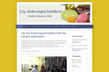 city-aenderungsschneiderei.de - Schneiderei Troisdorf
