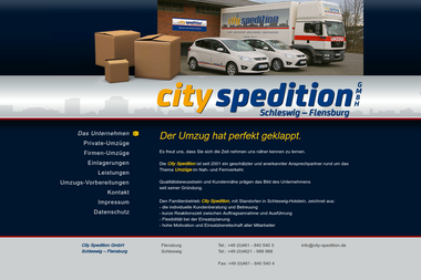 city-spedition.de - Umzugsunternehmen Schleswig