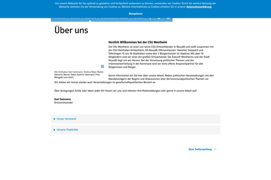 csu.de/verbaende/ov/westheim/ueber-uns - Inkassounternehmen Neusäss