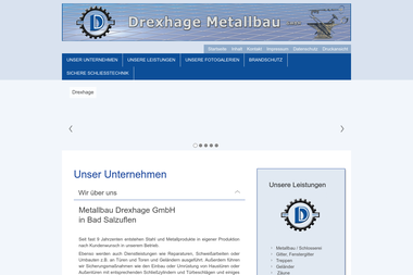 drexhage-metallbau.de - Stahlbau Bad Salzuflen