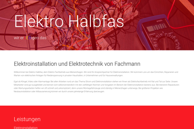 elektro-halbfas.de - Elektriker Meinerzhagen