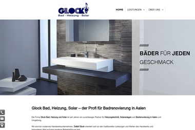 firma-glock.de - Heizungsbauer Aalen