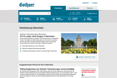 gothaer.de/versicherung/mannheim - Versicherungsmakler Mannheim