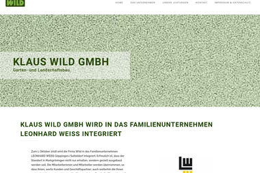 klaus-wild.de - Straßenbauunternehmen Markgröningen