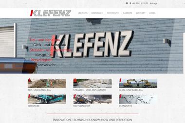 klefenz-tiefbau.de - Straßenbauunternehmen Waldshut-Tiengen