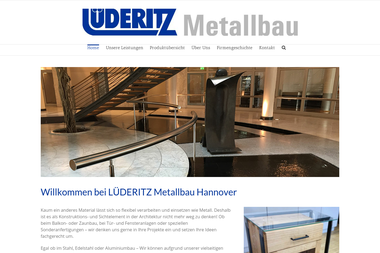 luederitz-metallbau.de - Stahlbau Hannover