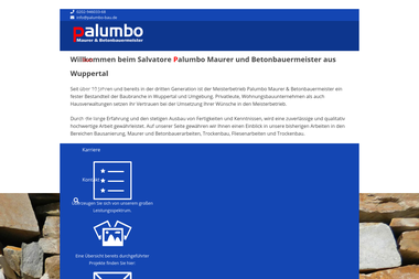 palumbo-bau.de - Maurerarbeiten Wuppertal
