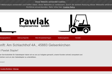pawlak-stapler.de - Gabelstapler Gelsenkirchen