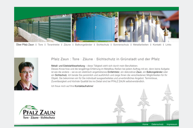 pfalz-zaun.de - Zaunhersteller Grünstadt